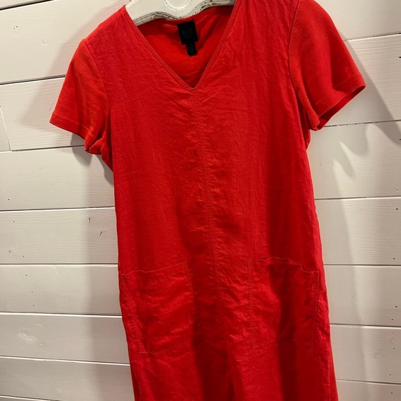 BLU NO.9 – Short Sleeve Red Dress – Size P/S - Picture 6 of 10